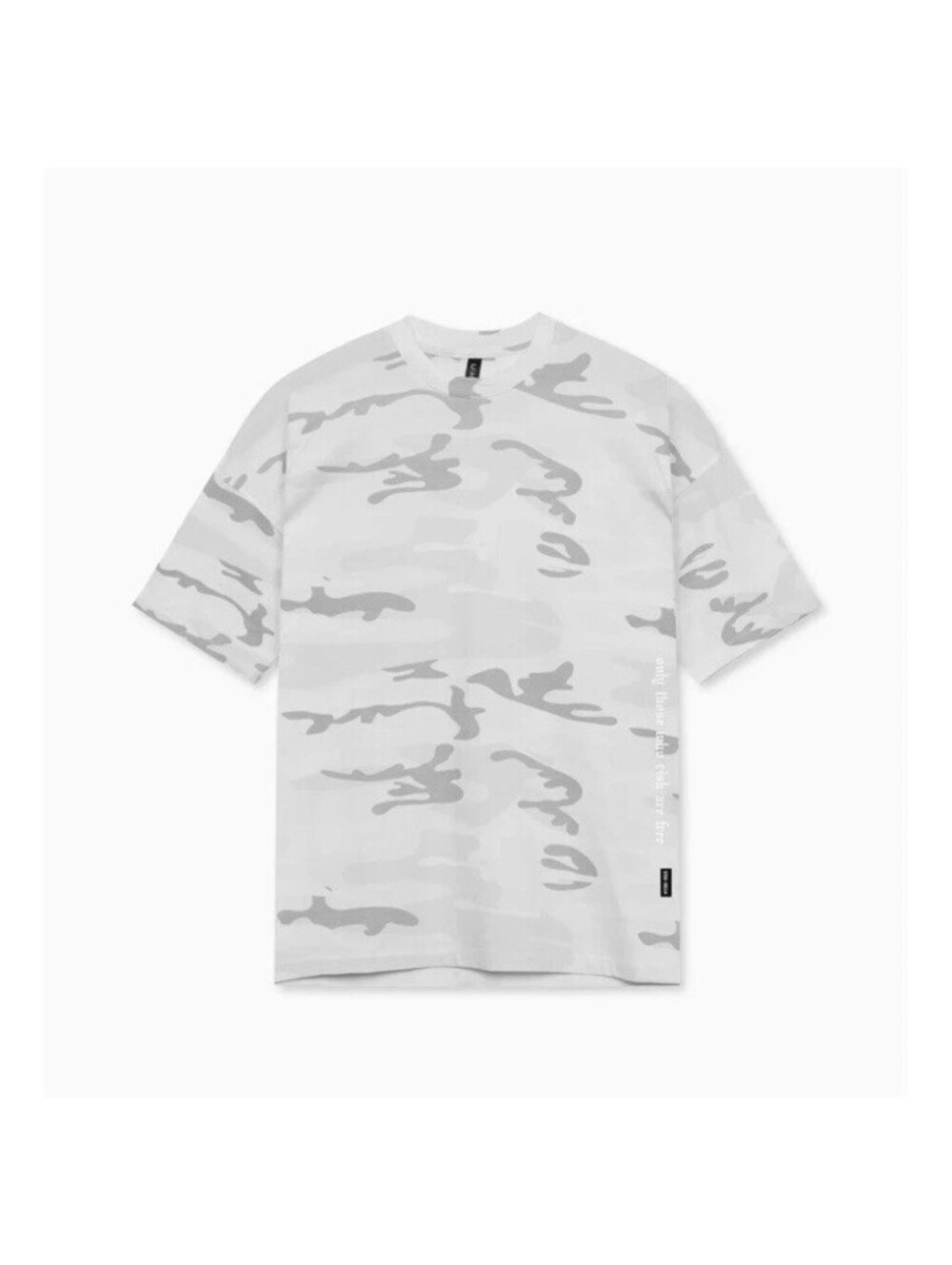 ASRV DSG-0514 COTTONPLUS™ OVERSIZED TEE White Camo Mens Size Medium Gym Comfort